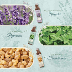 SNOWSEN Peppermint roll-on bottle ideal for cooling relief and focus.
