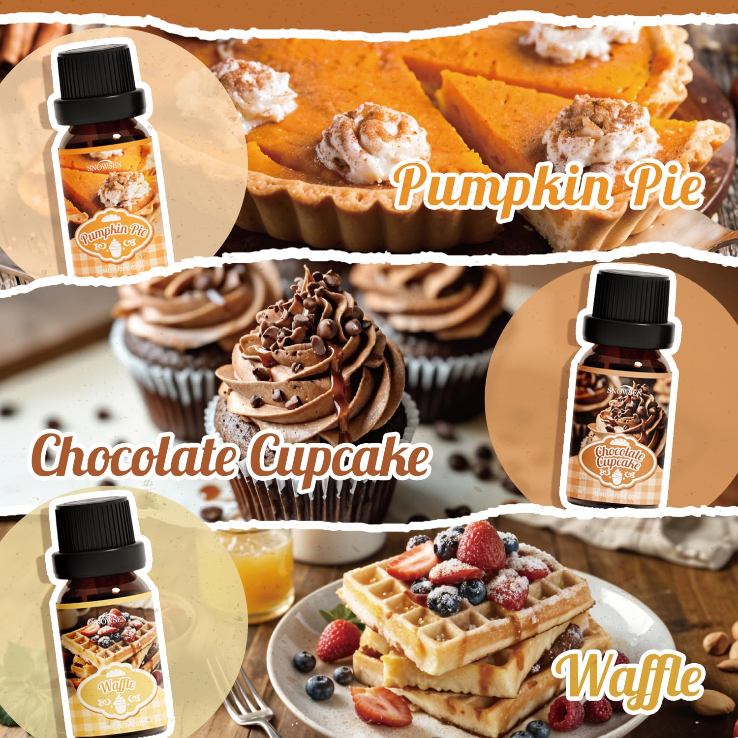 SNOWSEN Gingerbread diffuser oil for holiday warmth and charm