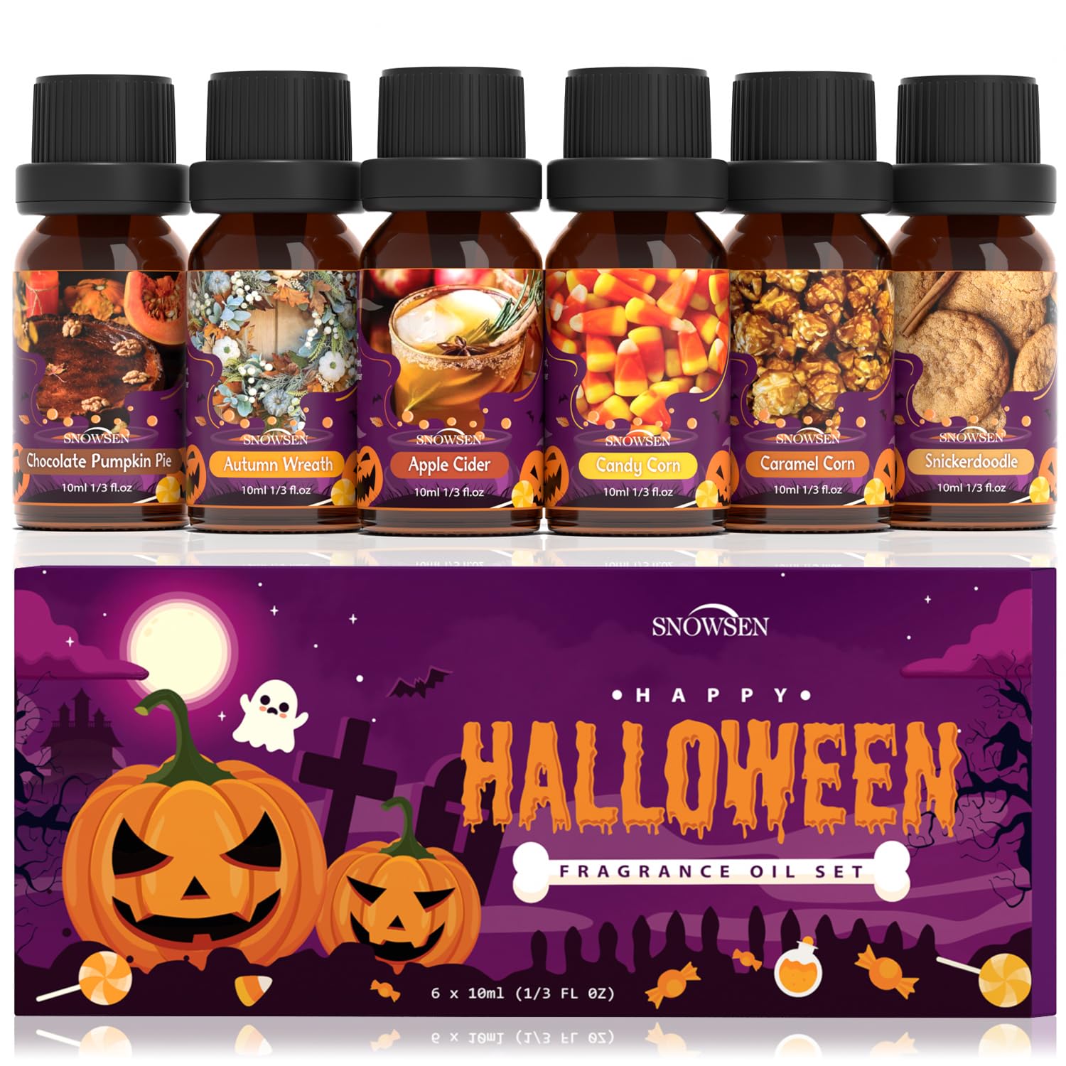 SNOWSEN Chocolate Pumpkin Pie diffuser oil for warm autumn ambiance