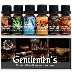 SNOWSEN Men Diffuser Oils Gift Set – smoked ebony bottle for bold, woody home ambience.