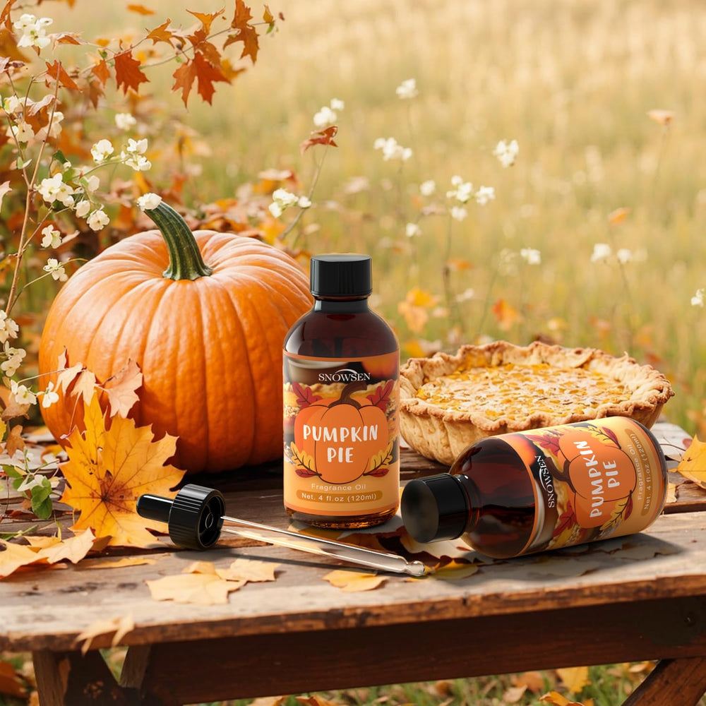 SNOWSEN Pumpkin Pie fragrance oil used in candle making for cozy aroma