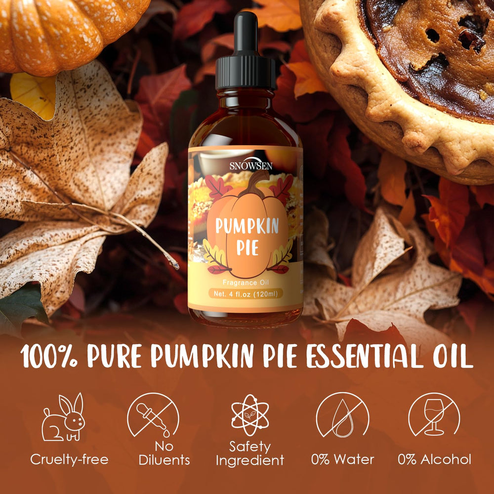 SNOWSEN Pumpkin Pie fragrance oil for wax melts and room sprays