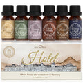 SNOWSEN Fragrance Oils Hotel Set – Santal, Luxury Night, White Tea & Thyme, Gardenia Bloom, Dream Walk, Citrus Amber