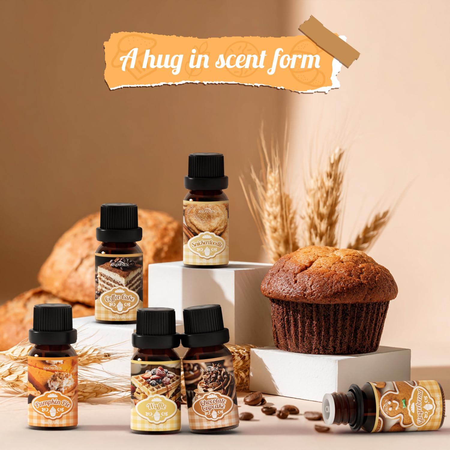 SNOWSEN Snickerdoodle diffuser oil for sweet inviting home fragrance