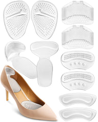 Snqqmtt high heel comfort pad inserts provide discreet gel cushioning for a better fit.