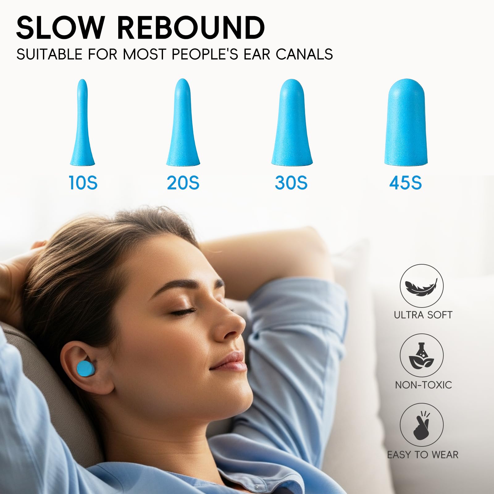 Snuvid small carrying case for portable ear plugs travel.