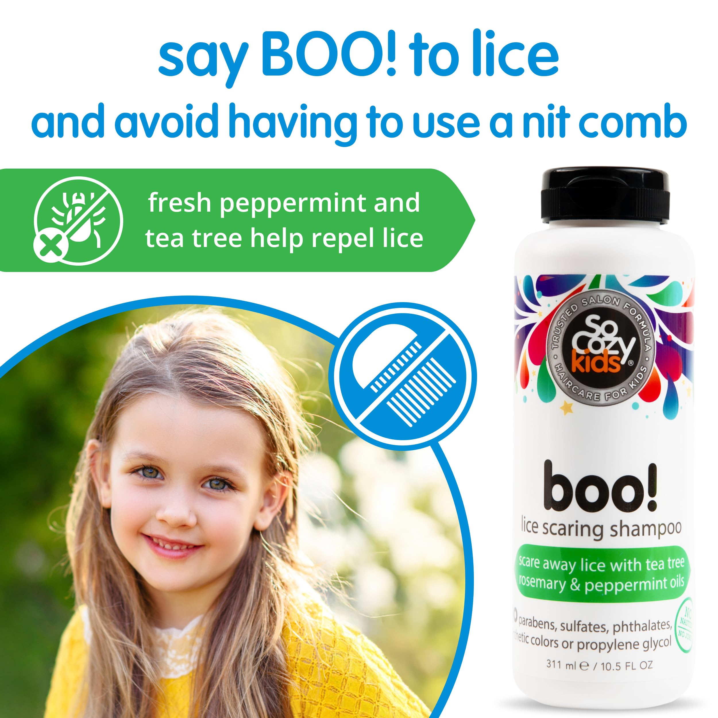 SoCozy Boo! bottle features keratin for stronger, shinier hair