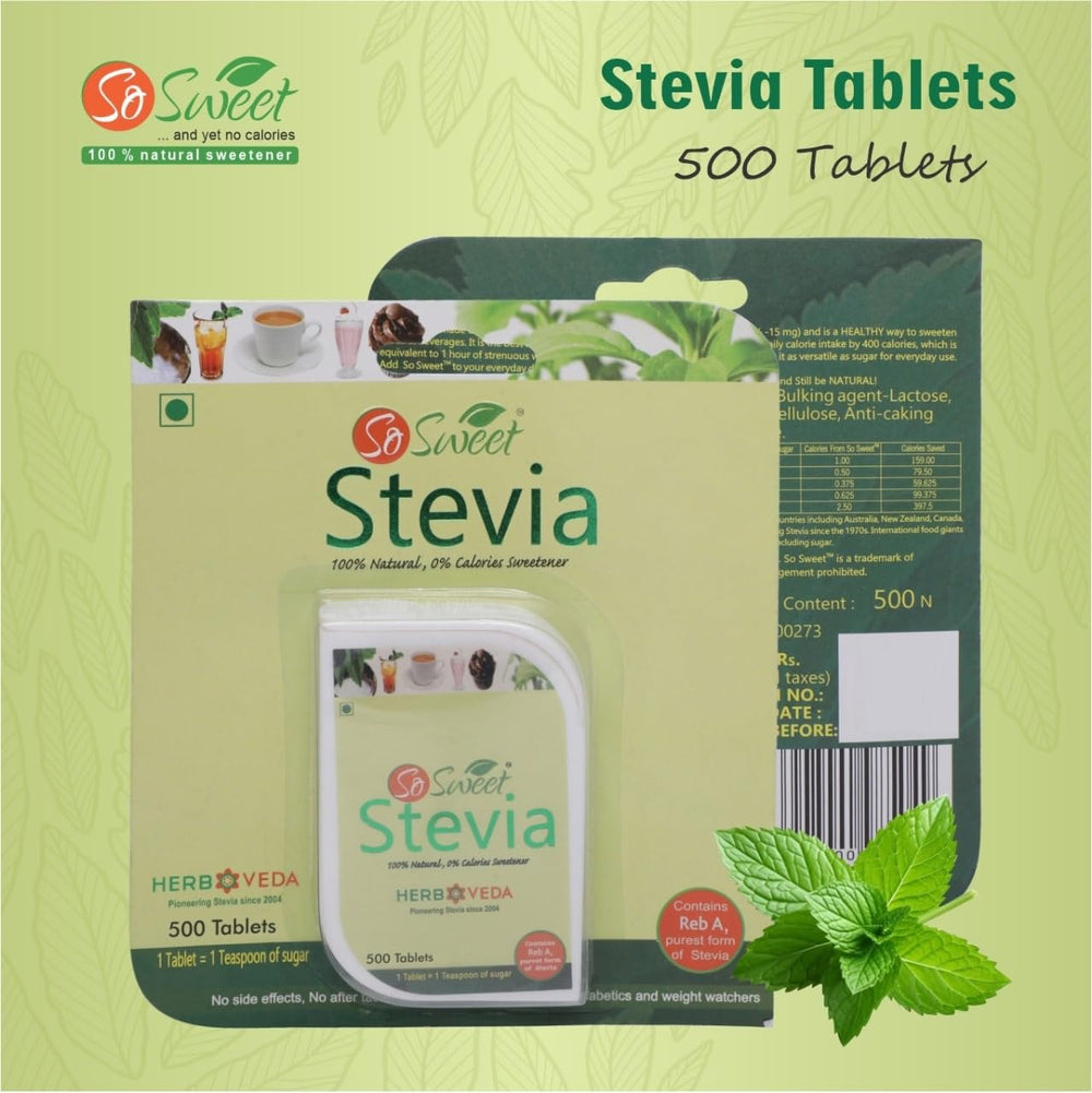 So Sweet stevia tablets added to cold beverages