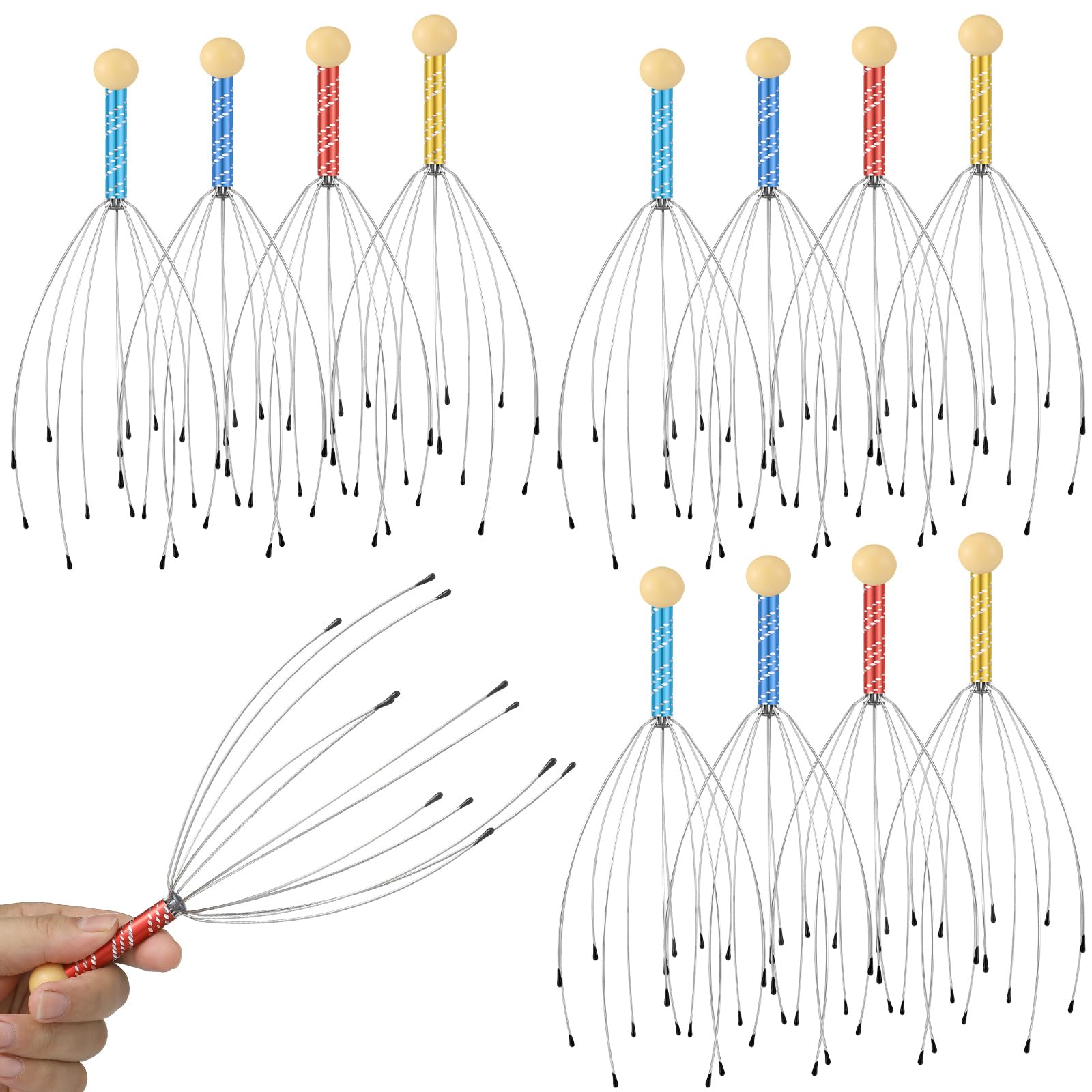 Soaoo 36-piece scalp massager set ready for home or salon use and gifting