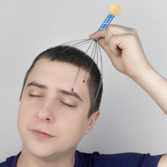 Soaoo steel-wire tentacles massage the scalp for flexible stimulation