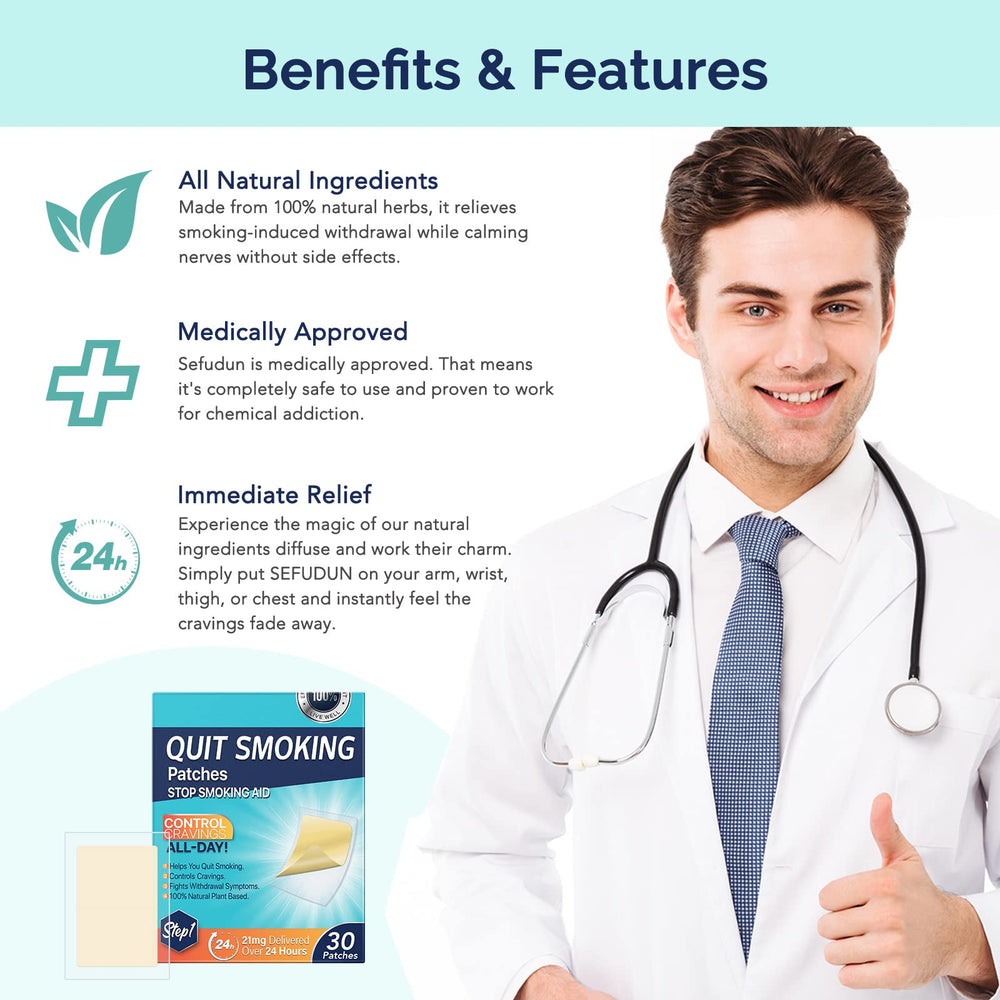 SOCATFOT Stop Aid patch applied on skin demonstrates adhesive, skin-friendly wear.