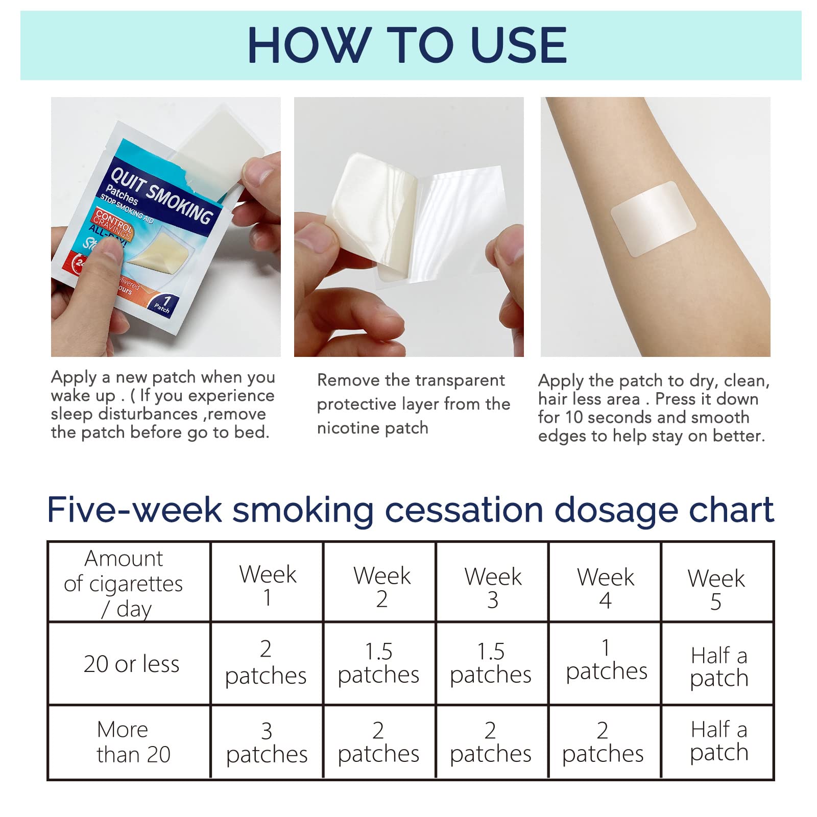 SOCATFOT Stop Aid warm tips remind gradual habit change.