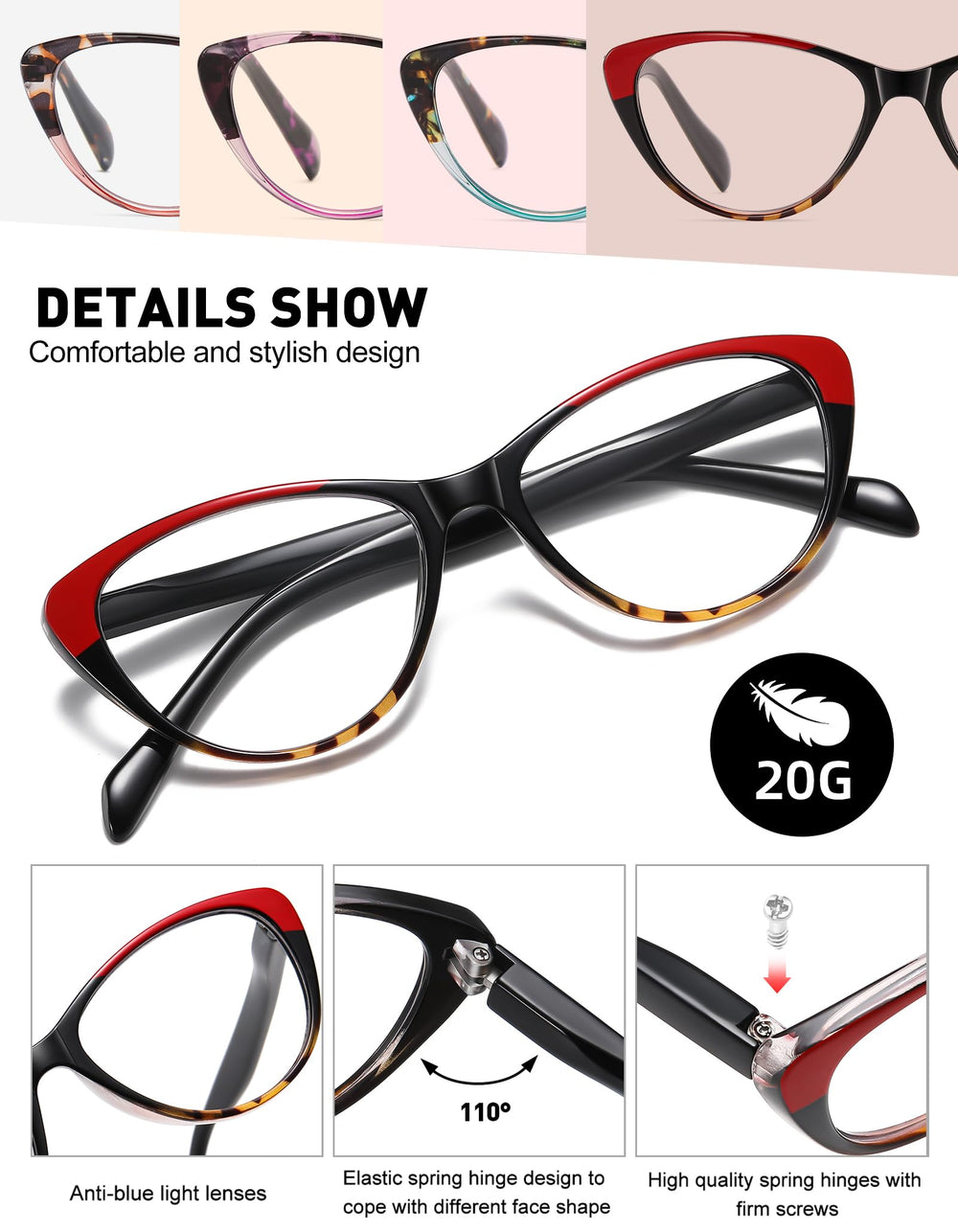 SOCTICK blue light protection glasses shield screens during work or leisure.