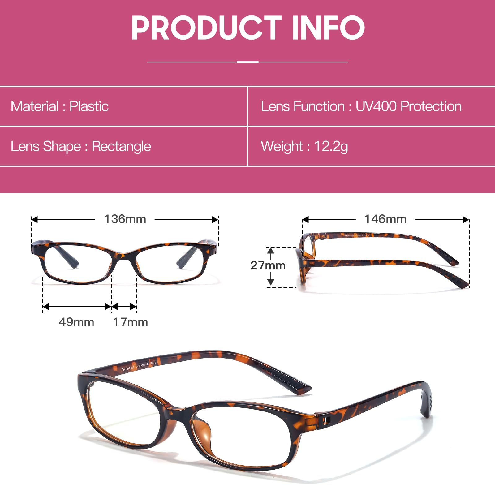 SODQW anti-eyestrain computer glasses designed for comfortable long screen sessions