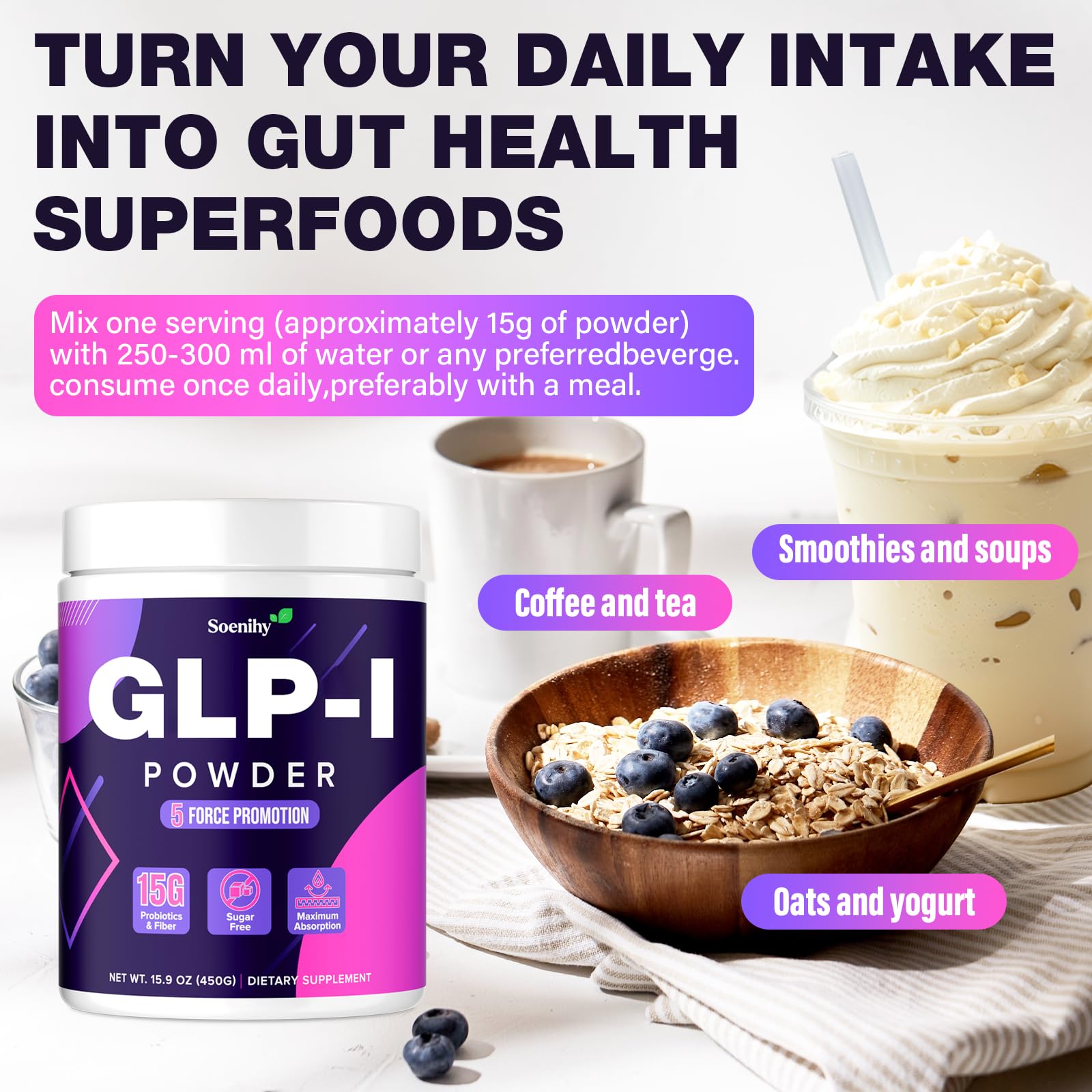 Soenihy GLP-1 in meal prep shows easy integration