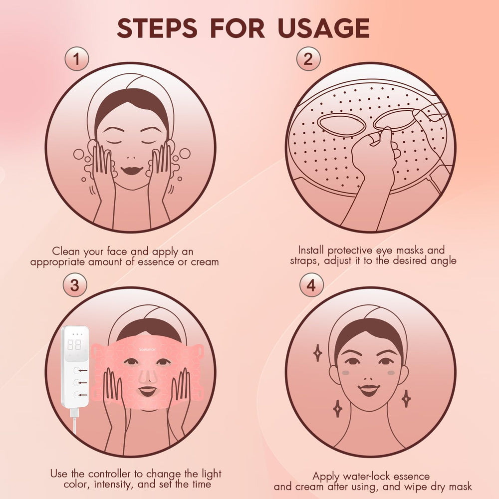 Soeumoir travel‑friendly mask fits in a bag for on‑the‑go care
