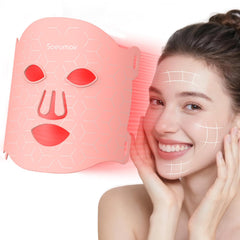 Soeumoir red light mask with 7 colors for at‑home skincare sessions