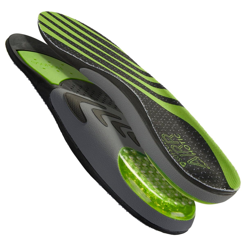 Sof Sole AIRR orthotic full-length insole with stability plate for motion control.