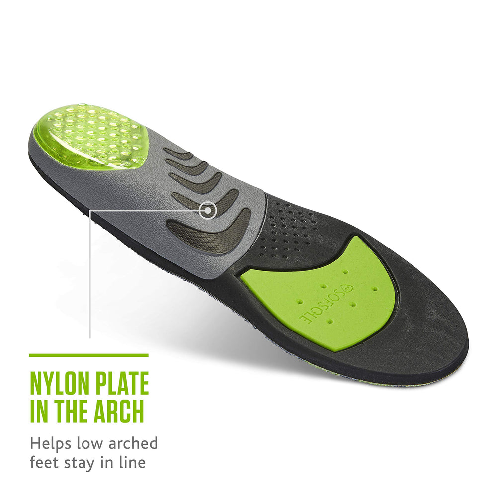 Sof Sole AIRR insole with SKYDEX bubbles providing impact absorption.
