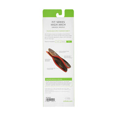 Sof Sole insoles with stabilizing arch and heel plate support alignment during activity.