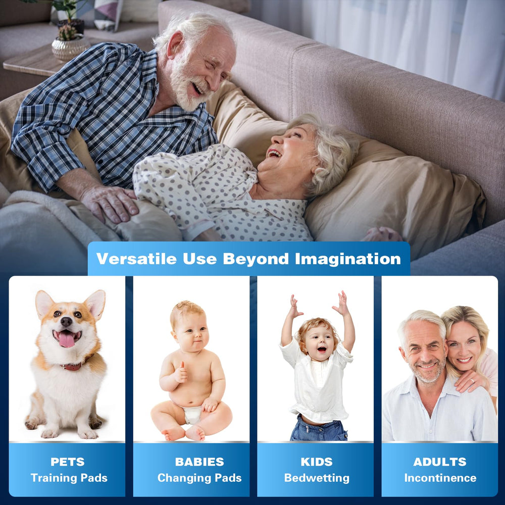 SOFYFINE oversized bed pad provides overnight coverage