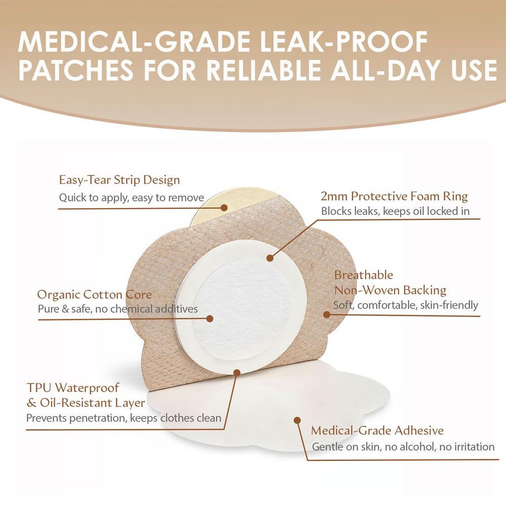 SOFOXYI belly button patch features a 2mm cotton core to reduce leakage.