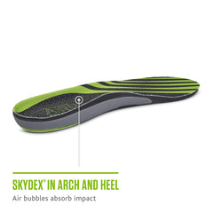 Sof Sole Airr orthotic insole reinforced nylon stability plate boosts motion control