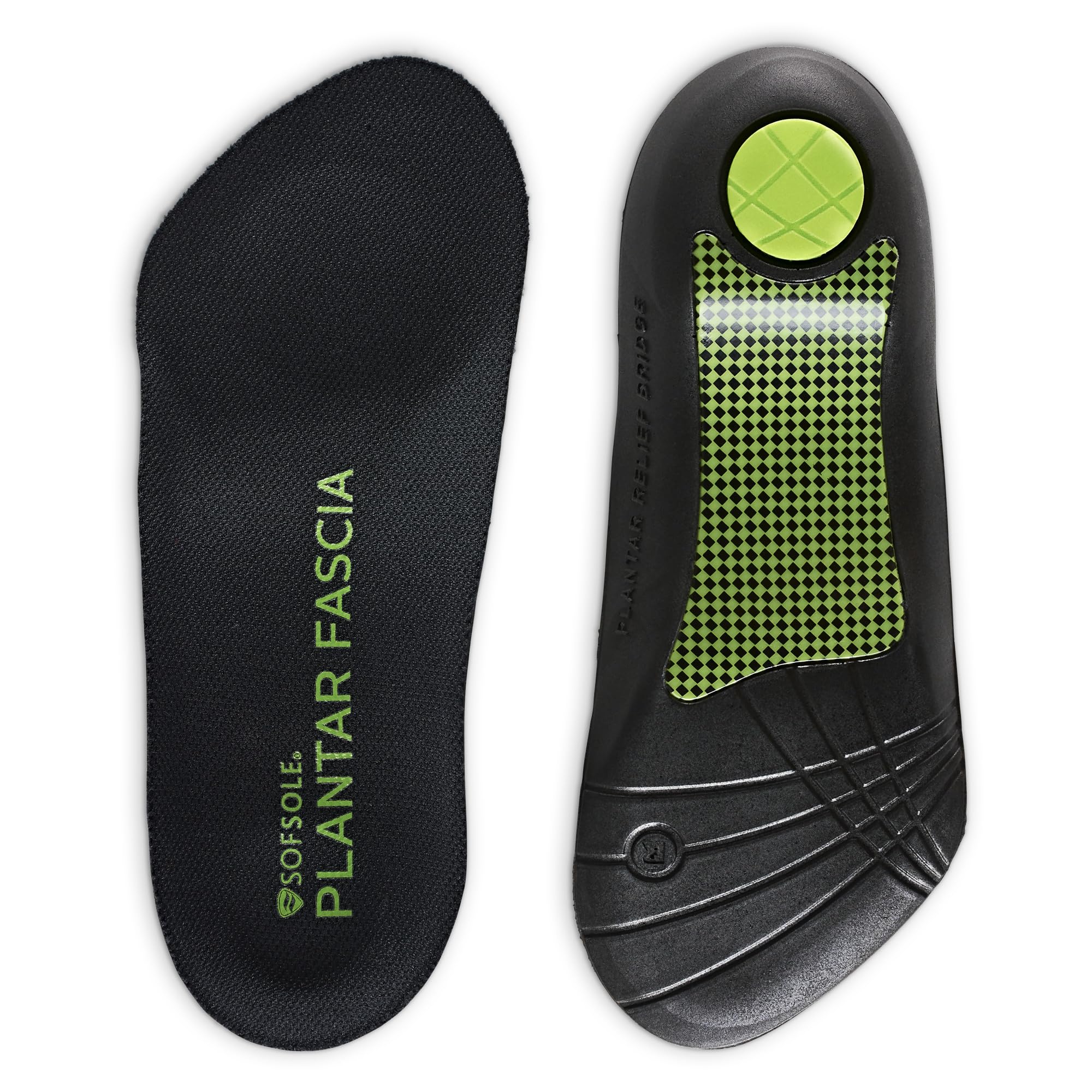 Sof Sole Plantar Fascia insole for workdays and daily walking.