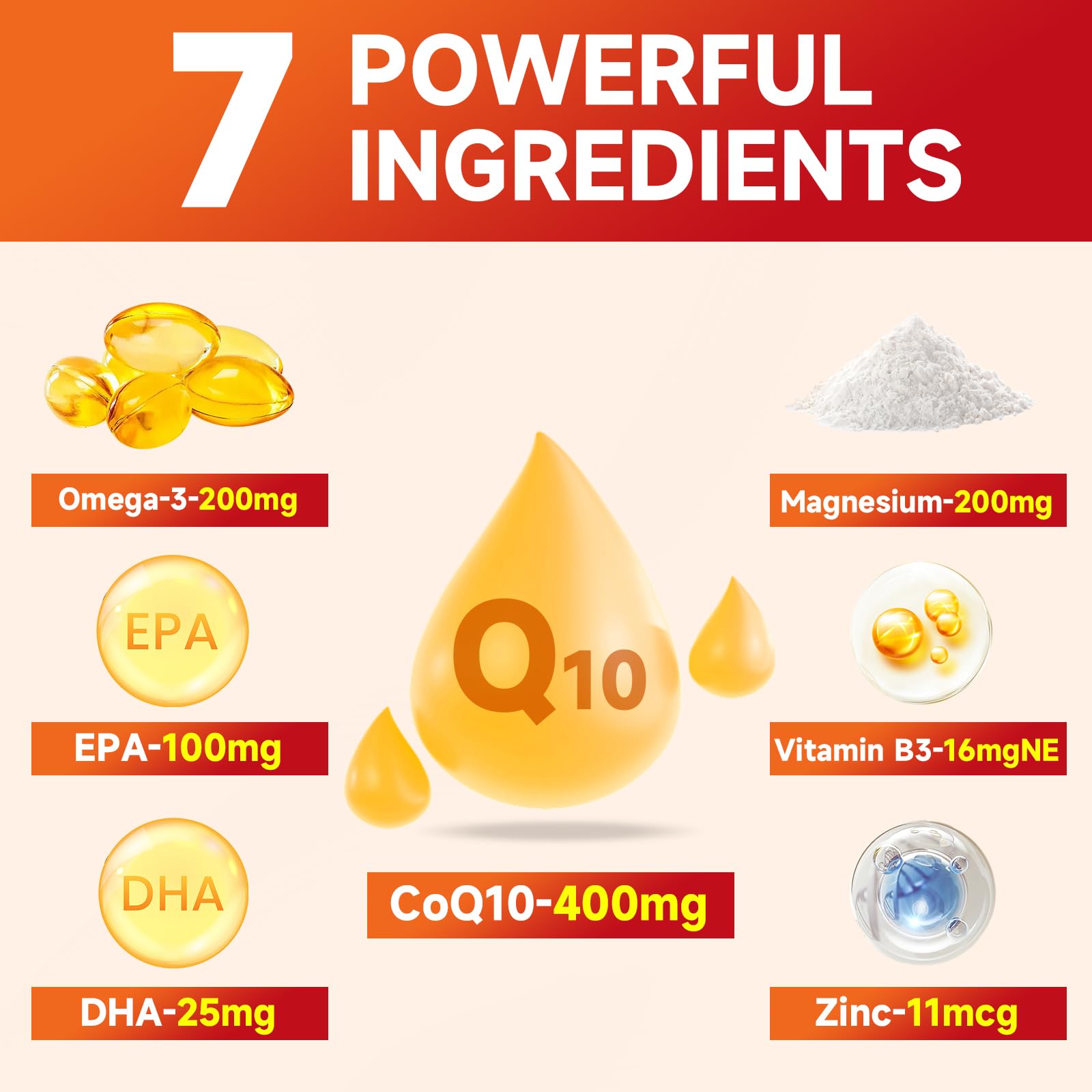 Softbear CoQ10 Gomitas sabor fresa, experiencia agradable para el consumo diario.