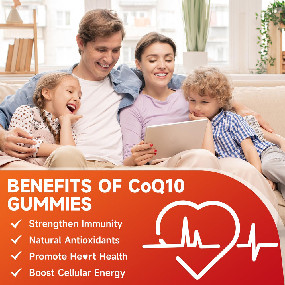 Softbear CoQ10 Gummies serving size on pack