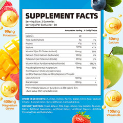 Softbear Potassium Gummies front bottle highlights vegan, sugar-free formula for everyday wellness.