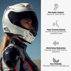 Softvox 25dB noise reduction preserves engine cues while riding.