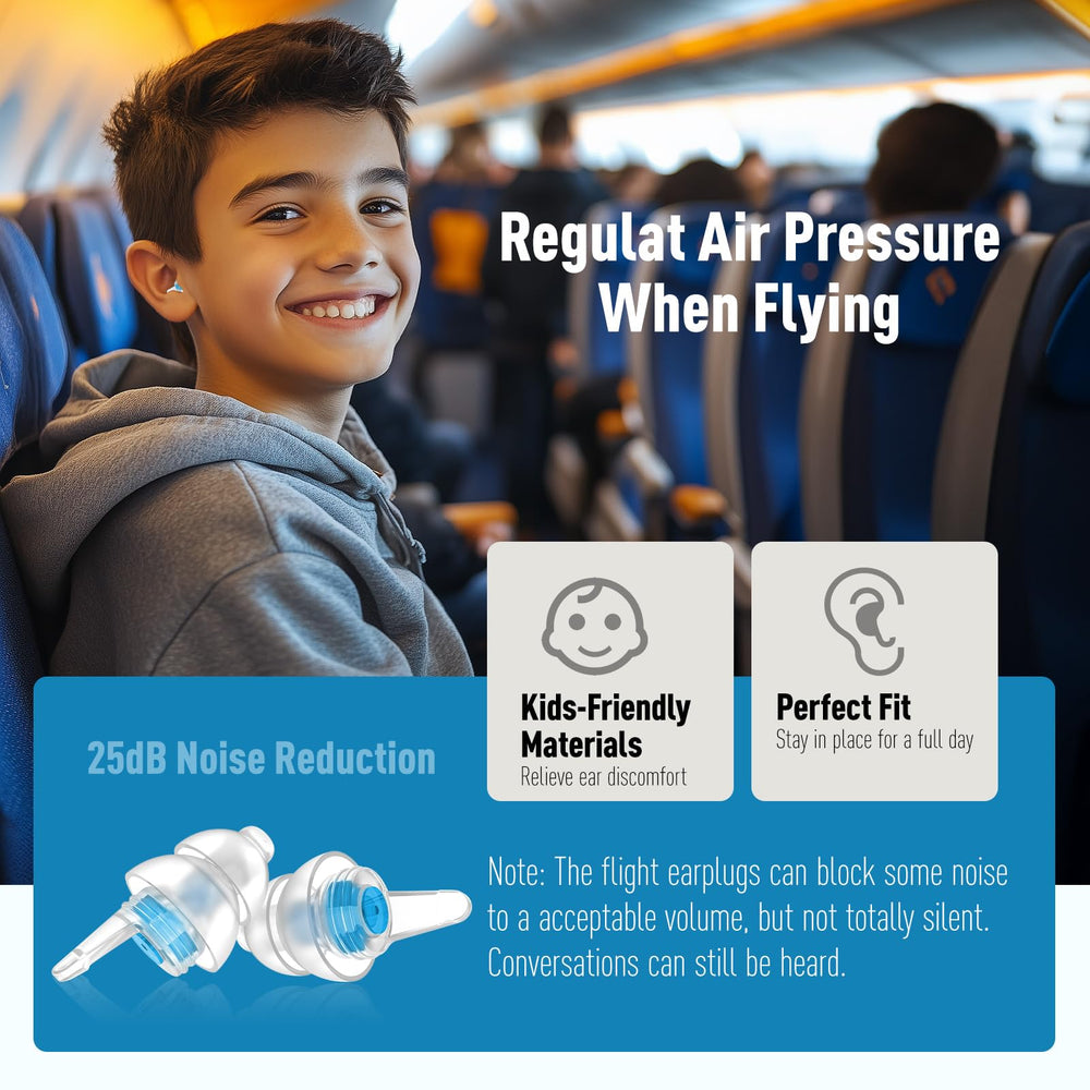Softvox Kids Ear Plugs with a portable case for travel