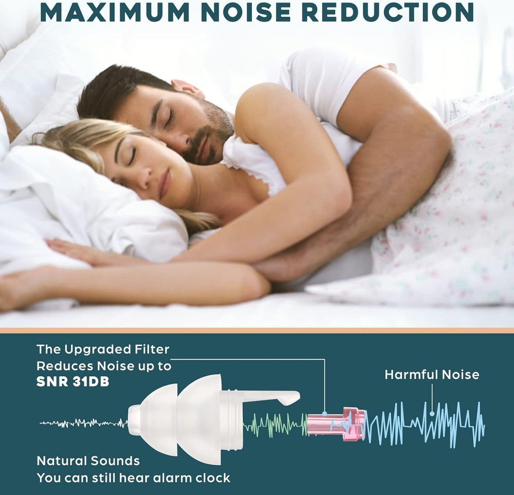 Softvox ergonomic design provides a snug fit for side sleeping comfort