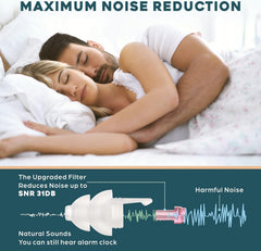 Softvox ergonomic design provides a snug fit for side sleeping comfort