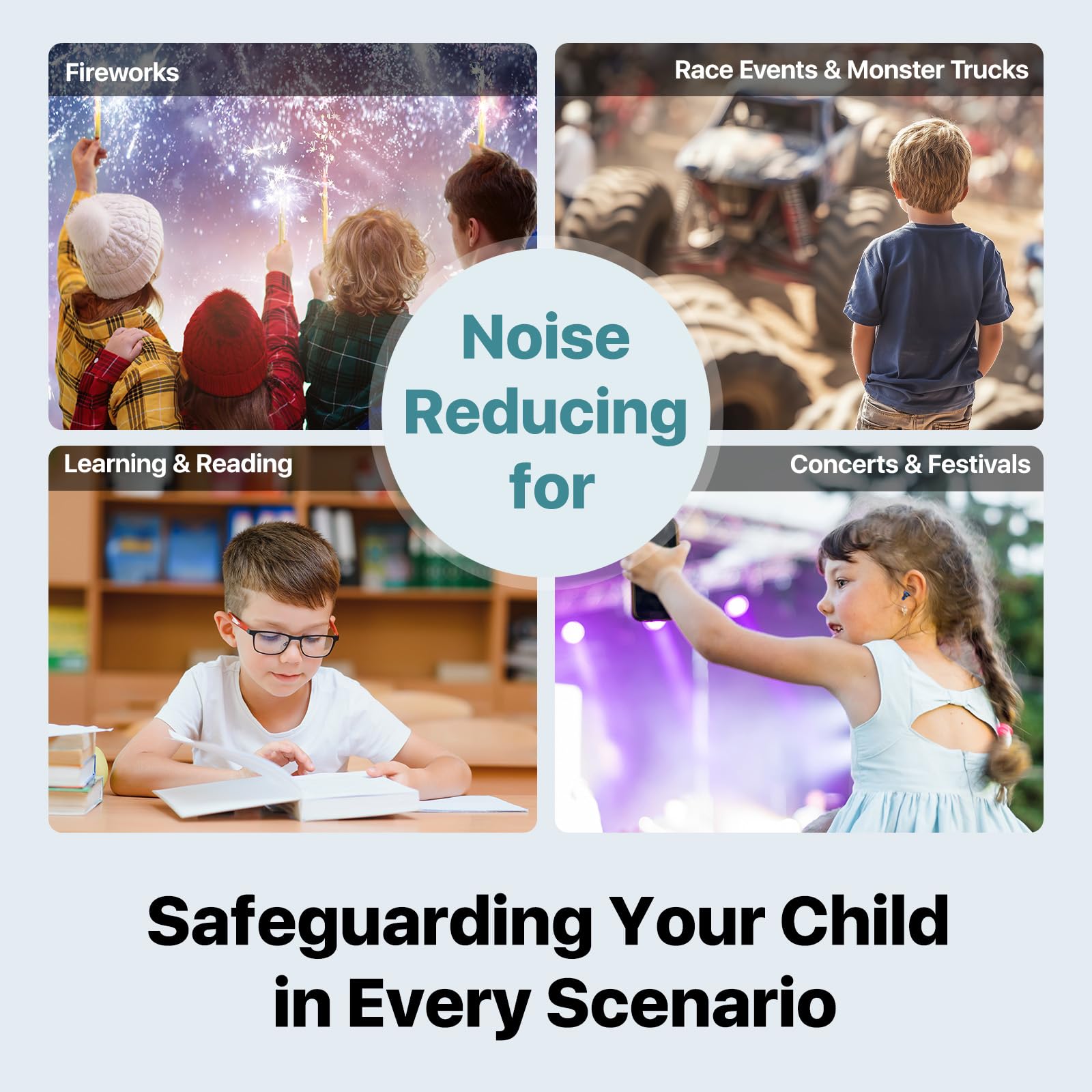 Softvox Kids Ear Plugs suitable for bedtime and quiet nights.