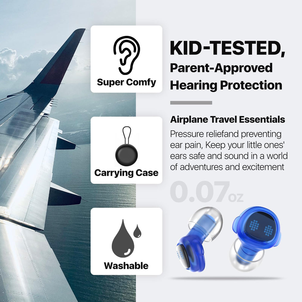 Softvox Kids Ear Plugs ideal for noisy classrooms and events.