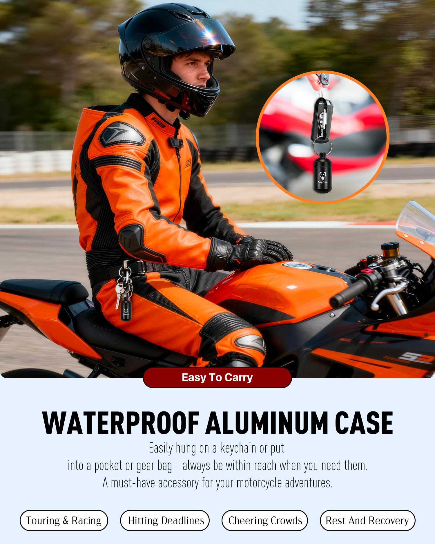Softvox reusable ear plugs are washable for repeated touring use.