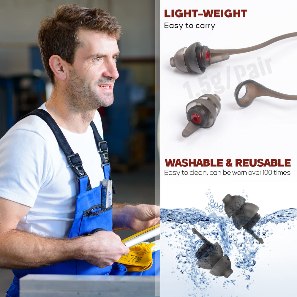 Softvox reusable ear plugs stay clean and reduce waste across jobs.