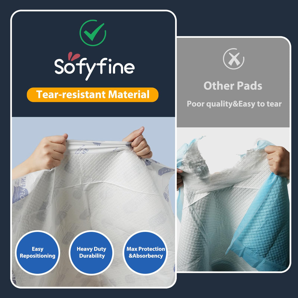 SOFYFINE large 36x30 inch bed pad covering bed or sofa