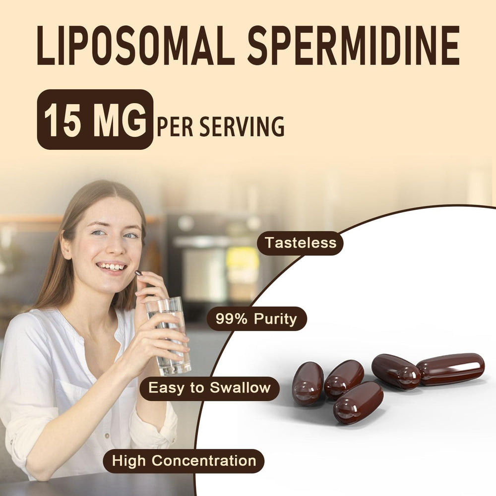 Sohahila Spermidine liposome technology close-up demonstrates high absorption.