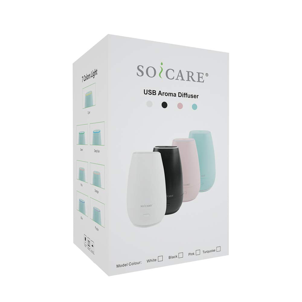 SOICARE car diffuser compact portable design for travel and home use
