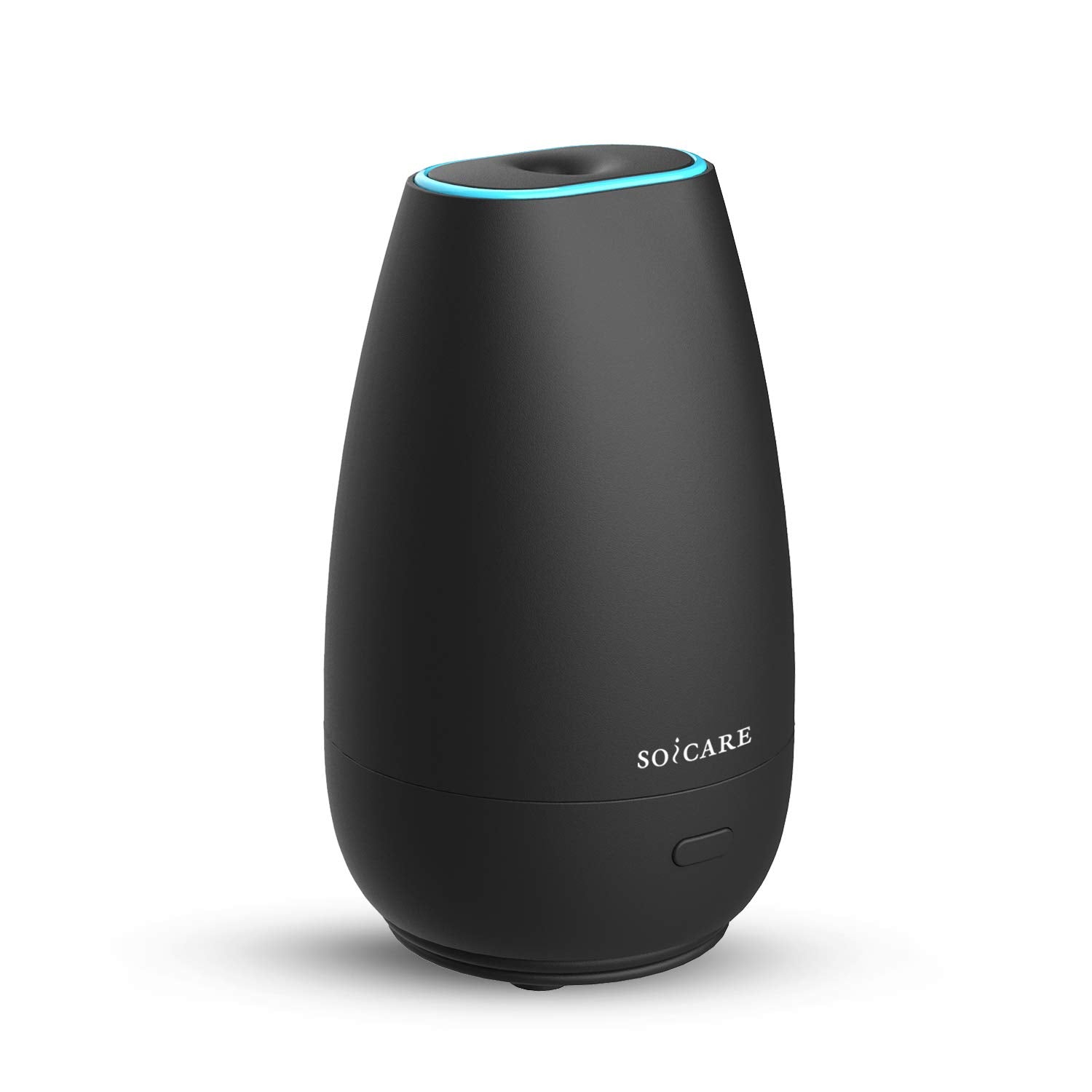 SOICARE car diffuser front view with soothing mist for travel comfort