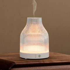 SOICARE glass reservoir diffuser 200ml in an elegant living room for calm ambiance