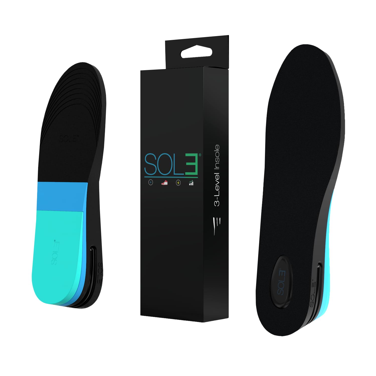 SOL3 Height Increase Insole used in boots for hidden elevation and balance.