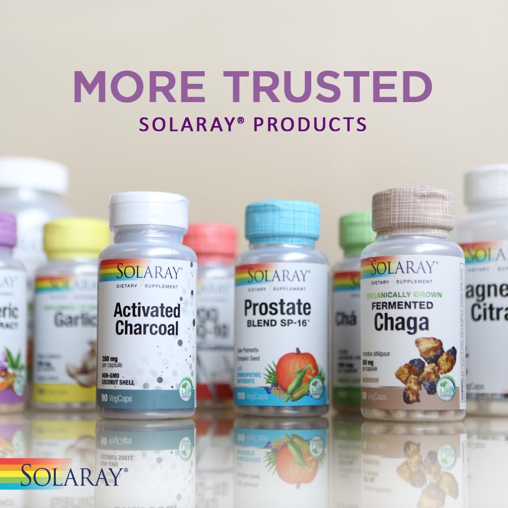SOLARAY Andrographis extracto 600 mg, detalle de porciones, planificacion sencilla.