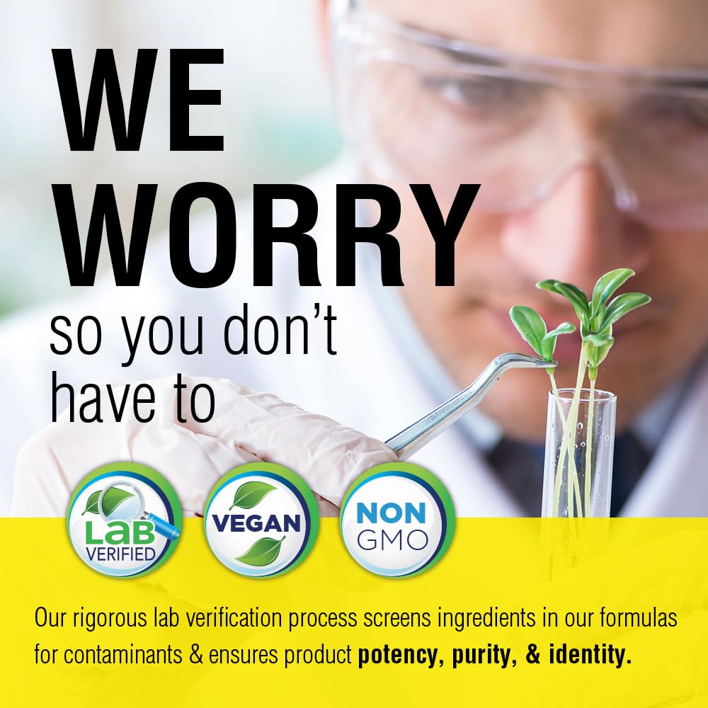 SOLARAY nutrition facts panel indicates serving size and ingredients.