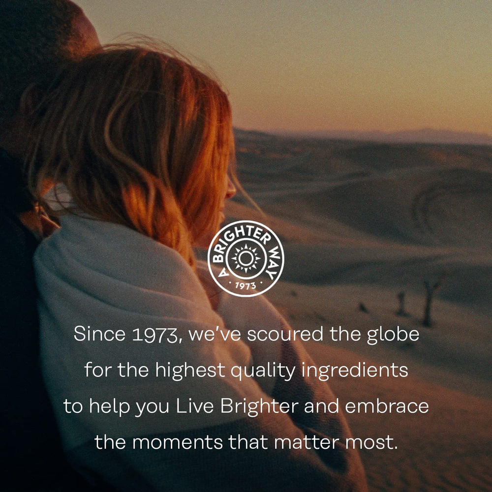 Eco-friendly Solaray packaging highlights recycled materials and sustainability.