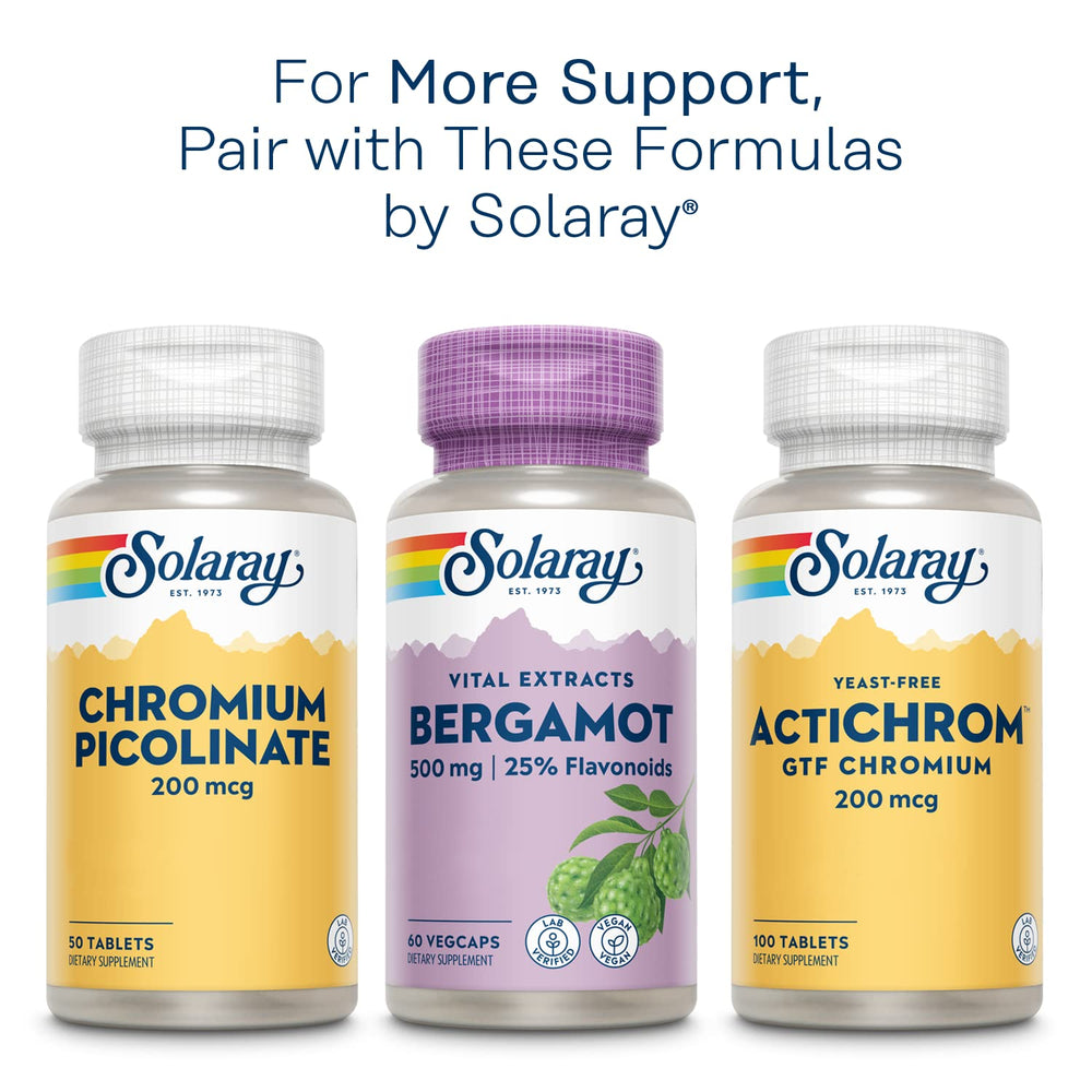 SOLARAY Berberine travel-cap shows on-the-go convenience