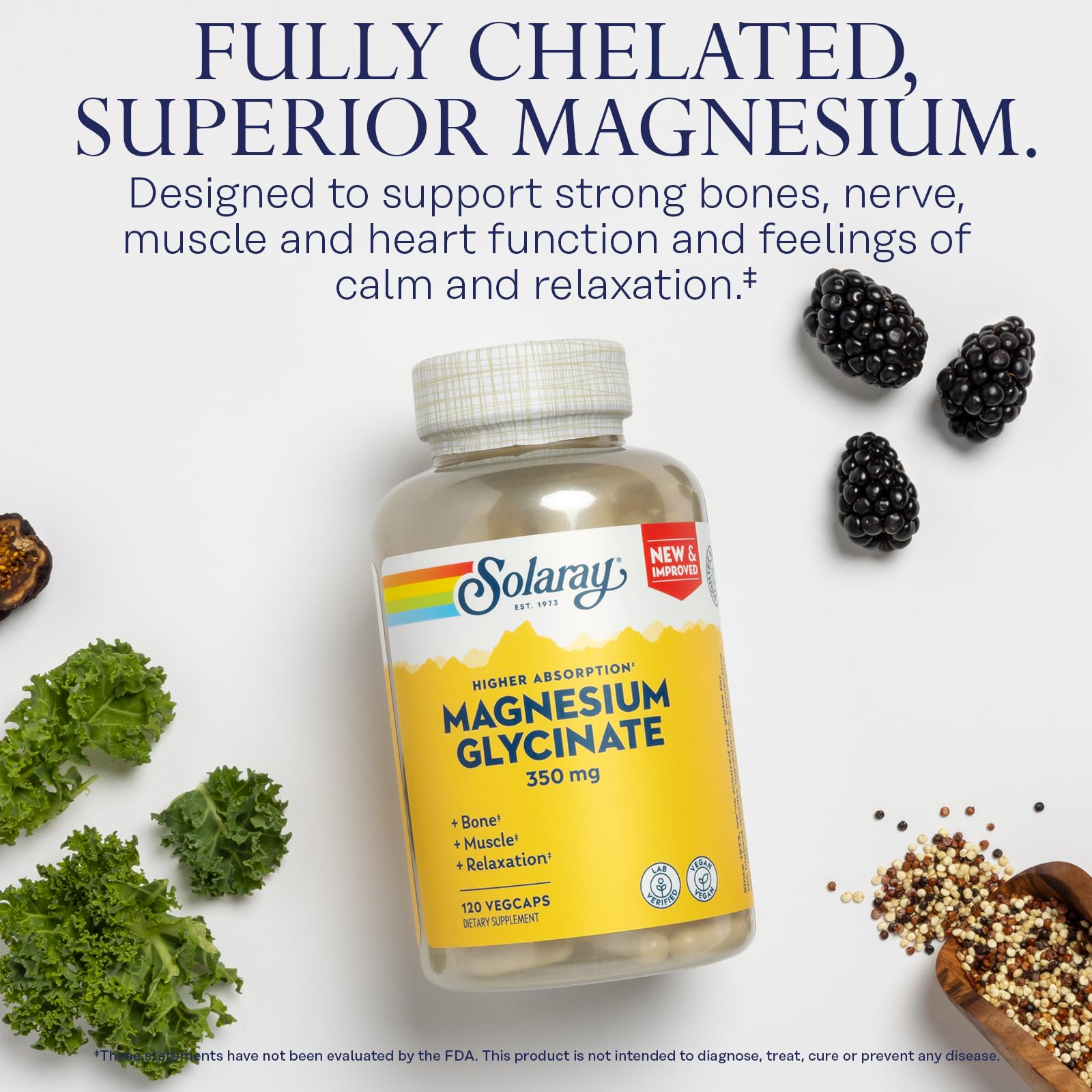 SOLARAY bottle shows BioPerine for enhanced absorption.